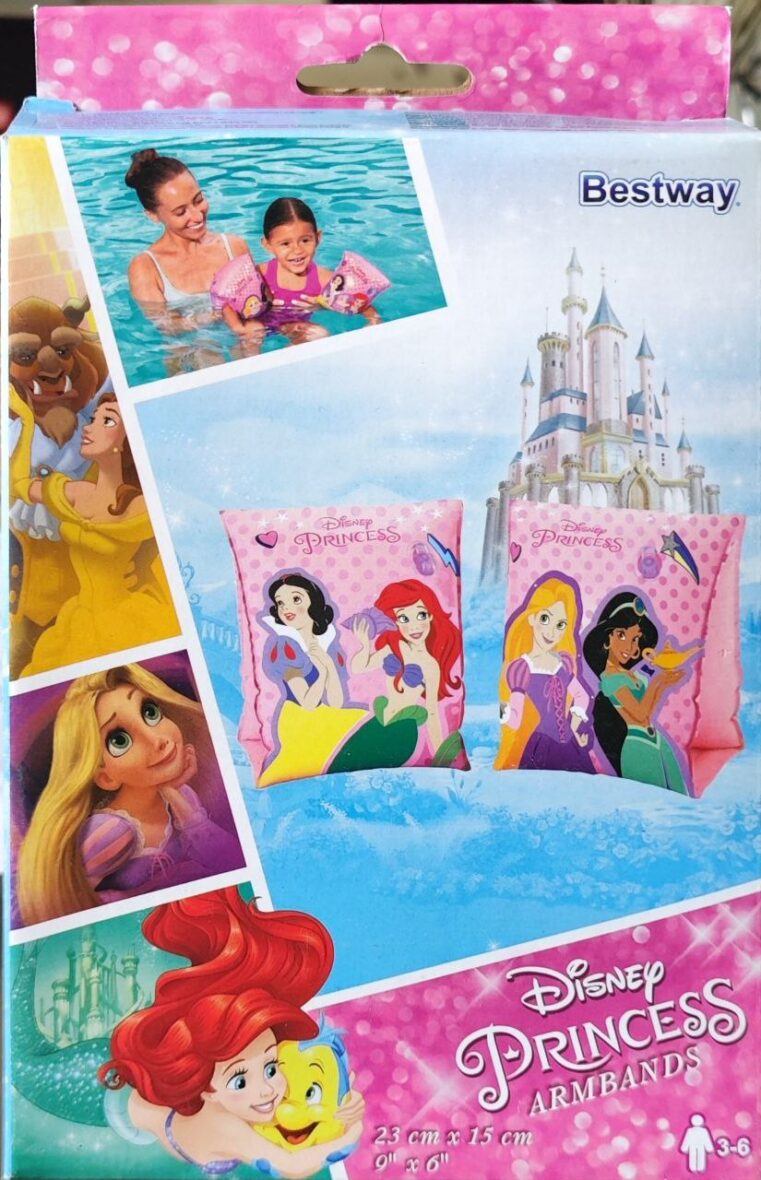 Нарукавники для плавания 23 х 15 см для детей 3-6 лет. Disney Princess. Bestway 91041