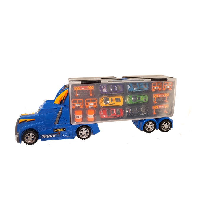 Трейлер Alloy truck с набором машин 1:64 102735_82036