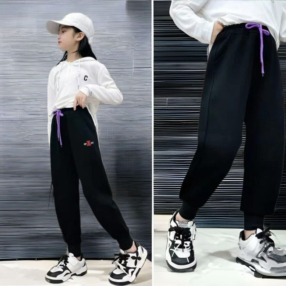 Спортивные брюки Taoqiww (2-5лет черный) 23-5049