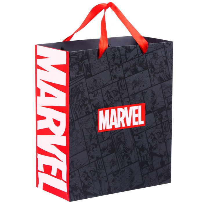 Пакет ламинированный вертикальный, “Marvel”, Мстители, 23х27х11 см   9286105